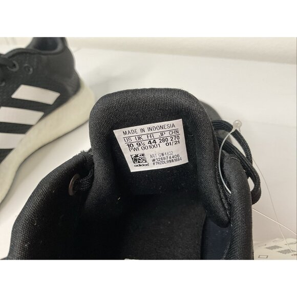 Adidas Pureboost 21 Low Top Men's Running Shoes Black White GW4832 Size 10 NEW - Picture 8 of 8